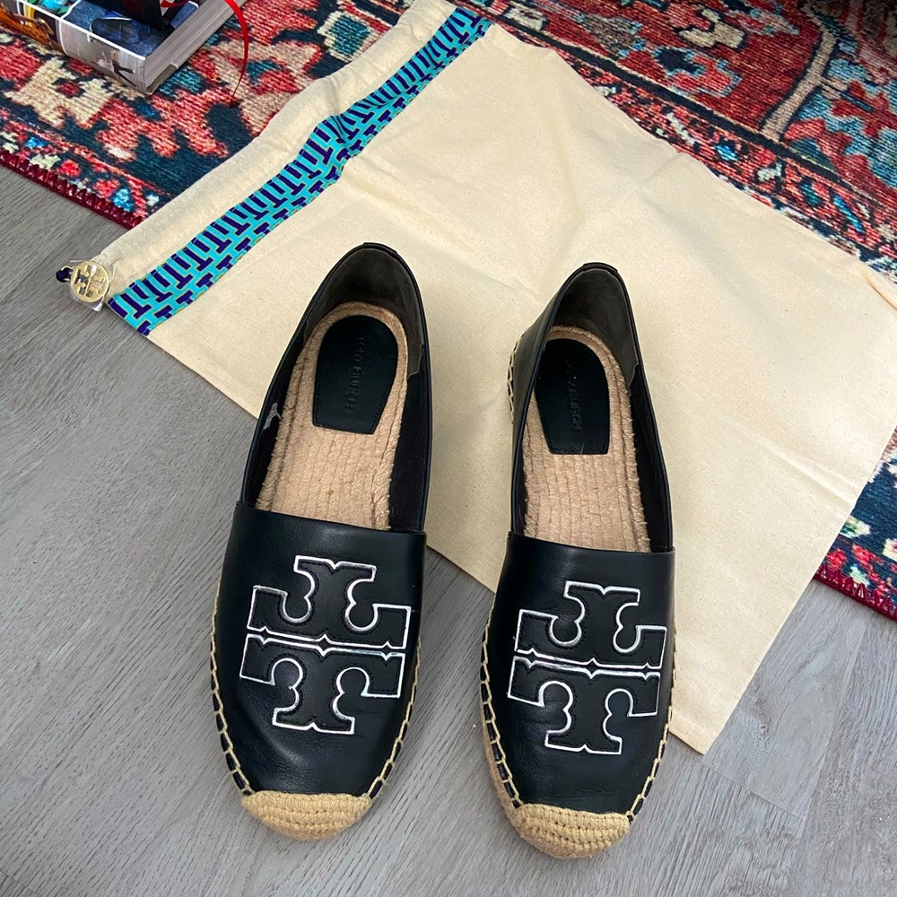 Tory burch espadrille flats size 7.5